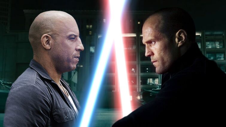 Fast & Furious 7 with Lightsabers