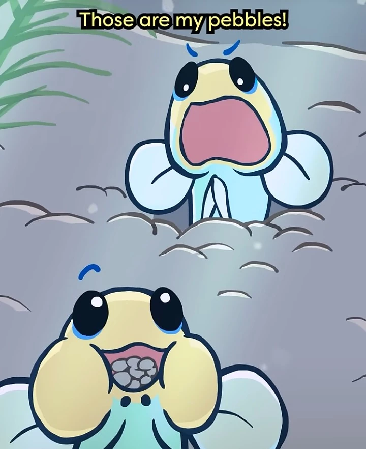 Paused frame from Sqft Fish that I found funny. | Fandom