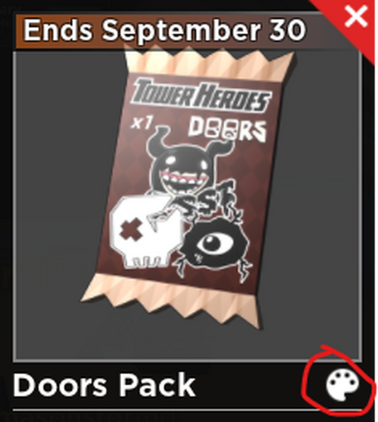 Tower Heroes X Doors STICKER LIBRARY (Void with Viewers Later