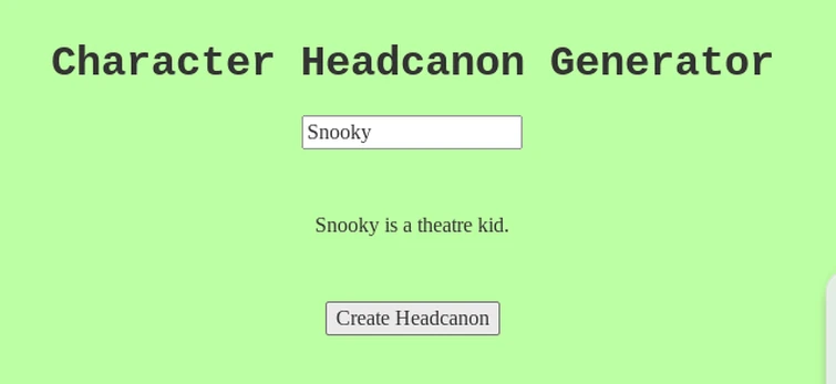 The HEADCANON TREND AND UHHHHHHHHHHHHHHH | Fandom