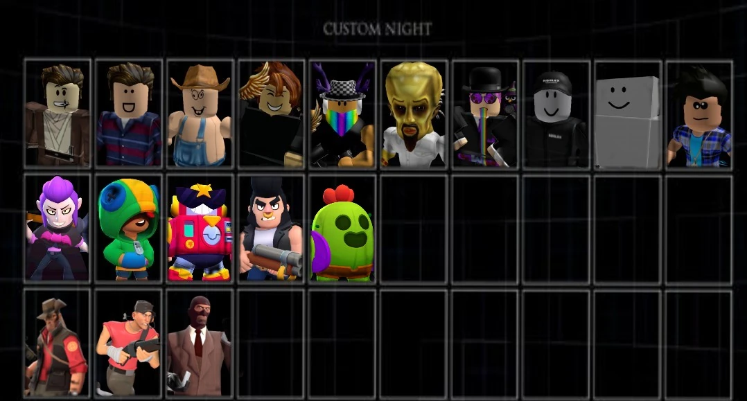 Now I am remaking the UCN roster but each row is a different game. | Fandom