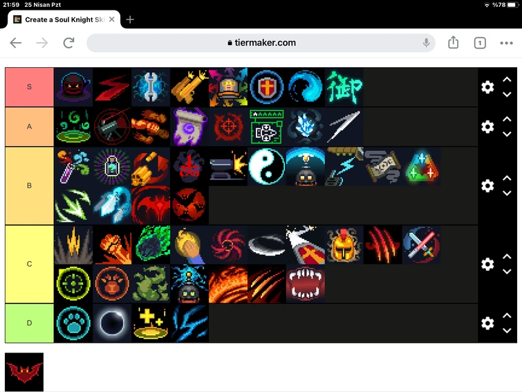 Soul Knight Skill Tier List Tier List Maker Tierlists vrogue.co