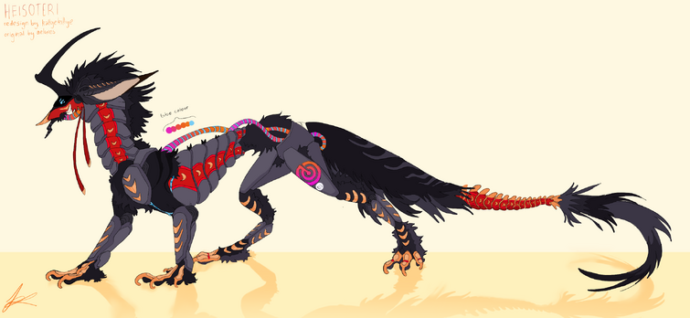 Emullekar [Creatures of Sonaria fan concept] by Mitery22 -- Fur Affinity  [dot] net