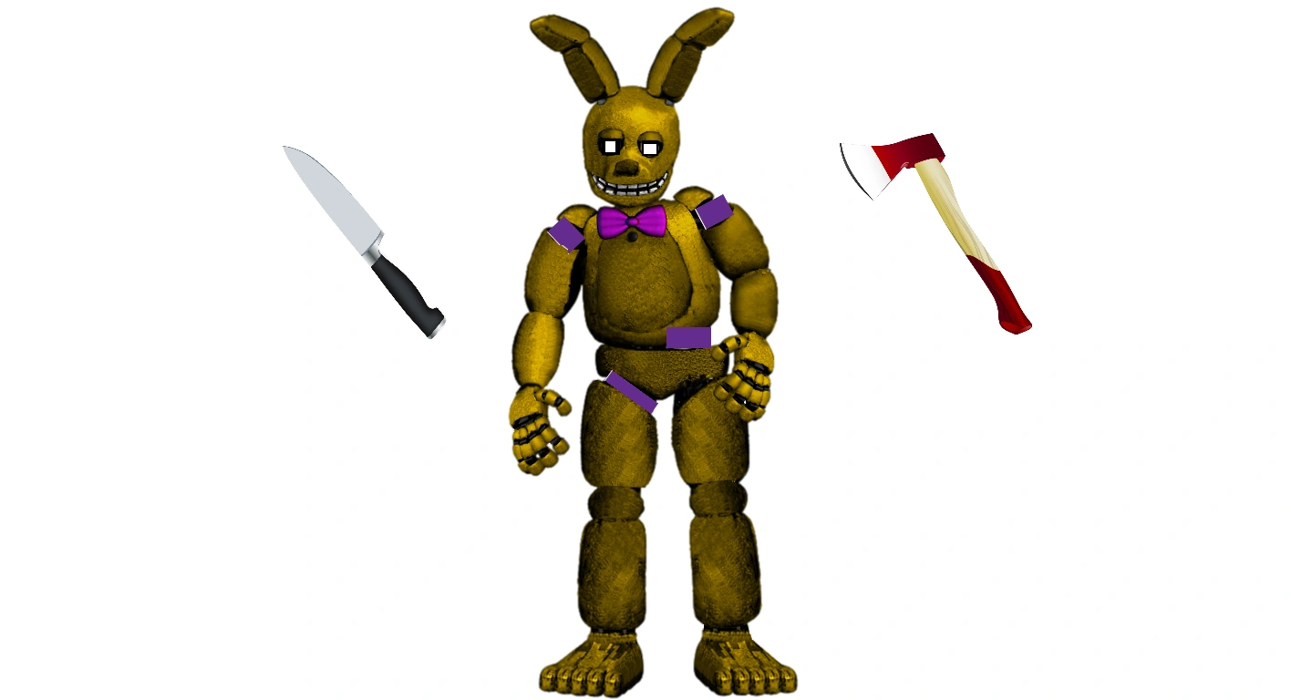Look at this William Afton I made now with weapons. Fandom