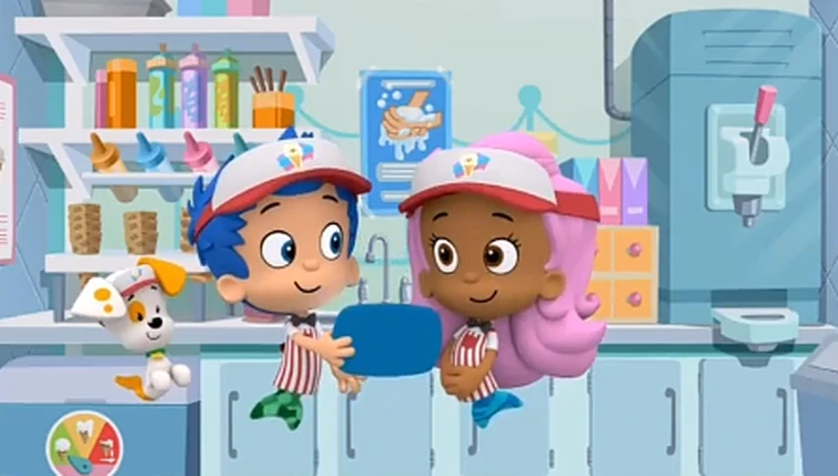 bubble guppies race to the oasis