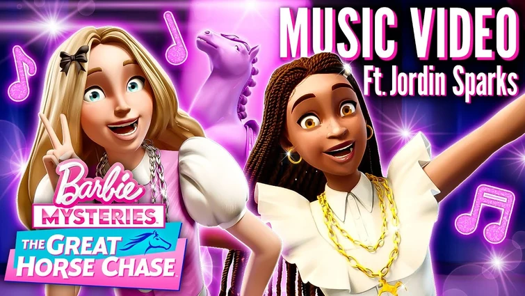 "Glittering" Ft. Jordin Sparks (Official Music Video) | Barbie Mysteries: The Great Horse Chase