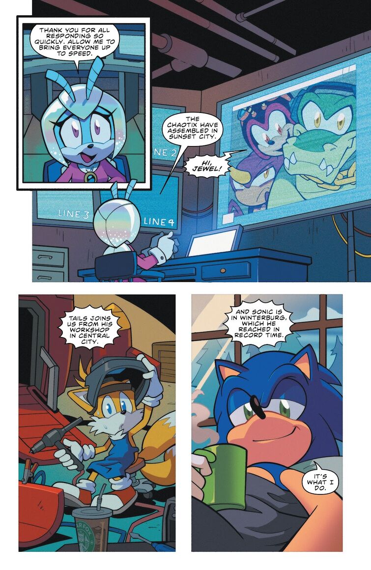 Sonic IDW #42, Wiki