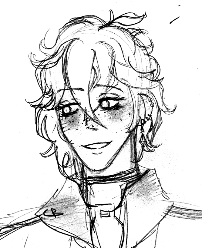 Random Childe sketch that looks like aether- (bday art: totally didn’t ...