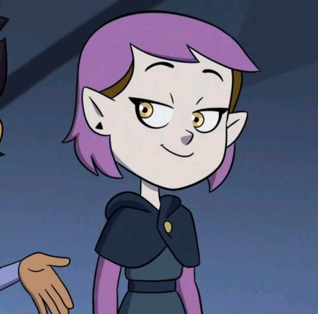 Amity except her hair is ACTUALLY the color of the Abomination track ...