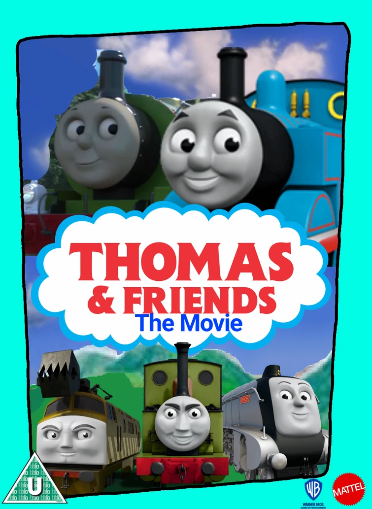 I made a Custom DVD Cover for my fanmade Thomas Movie By Warner Bros