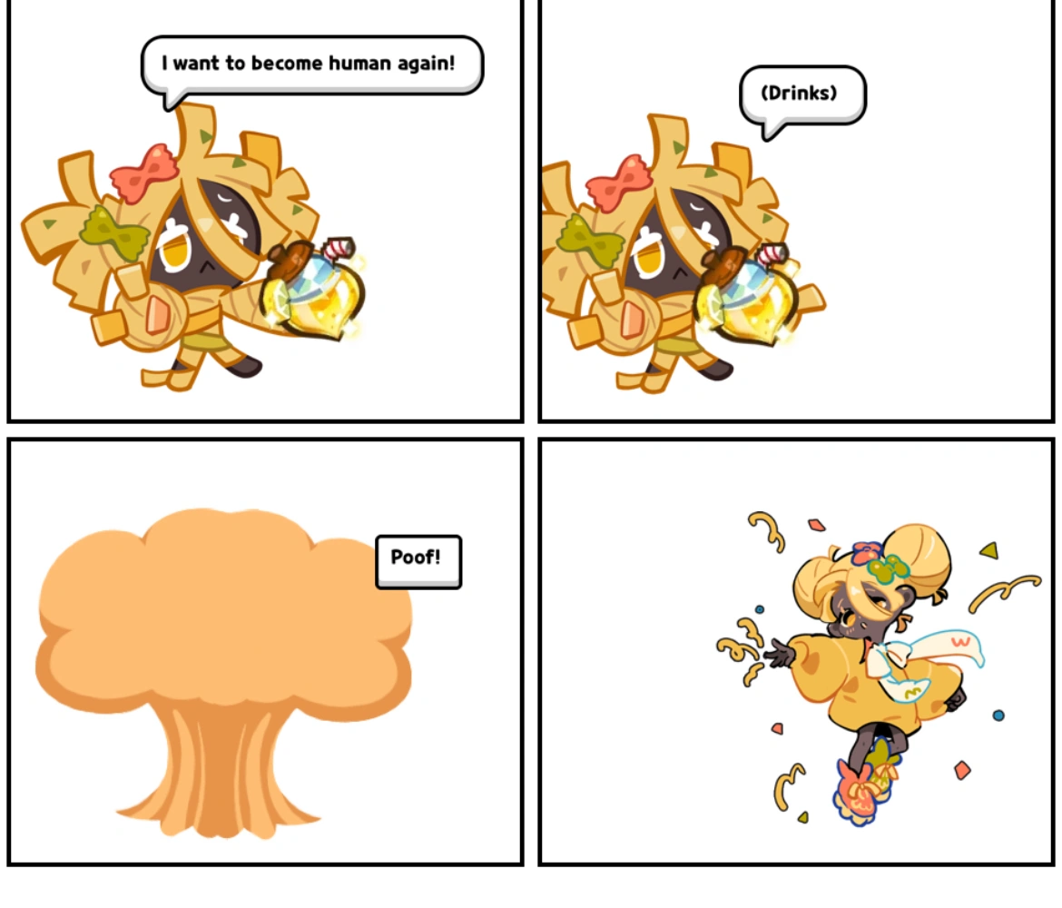 Fettuccine cookie becomes anime | Fandom