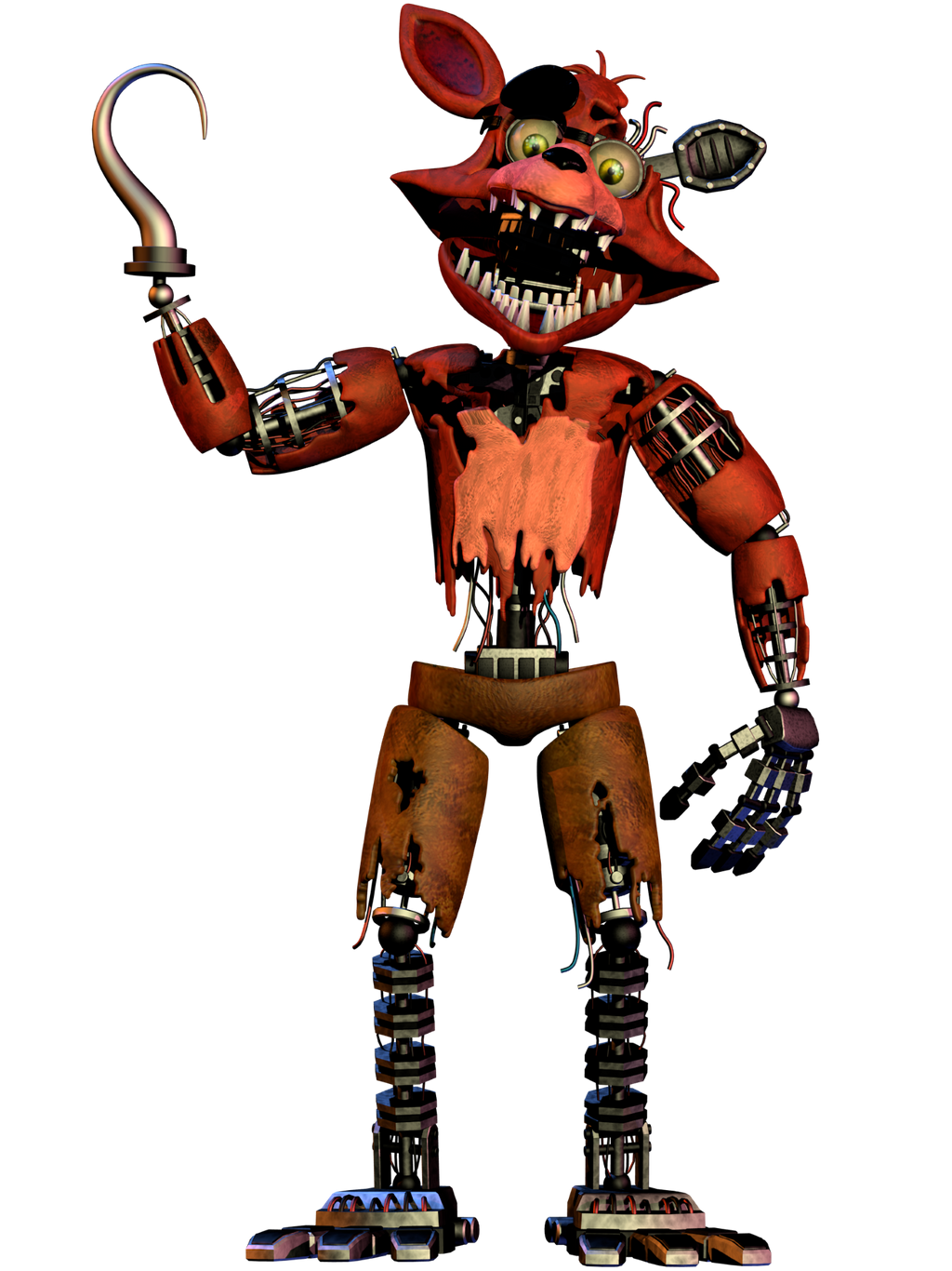 CRIANDO O 'WITHERED FROXXY' WITHERED FREDDY + WITHERED FOXY no Roblox  Animatronic World 