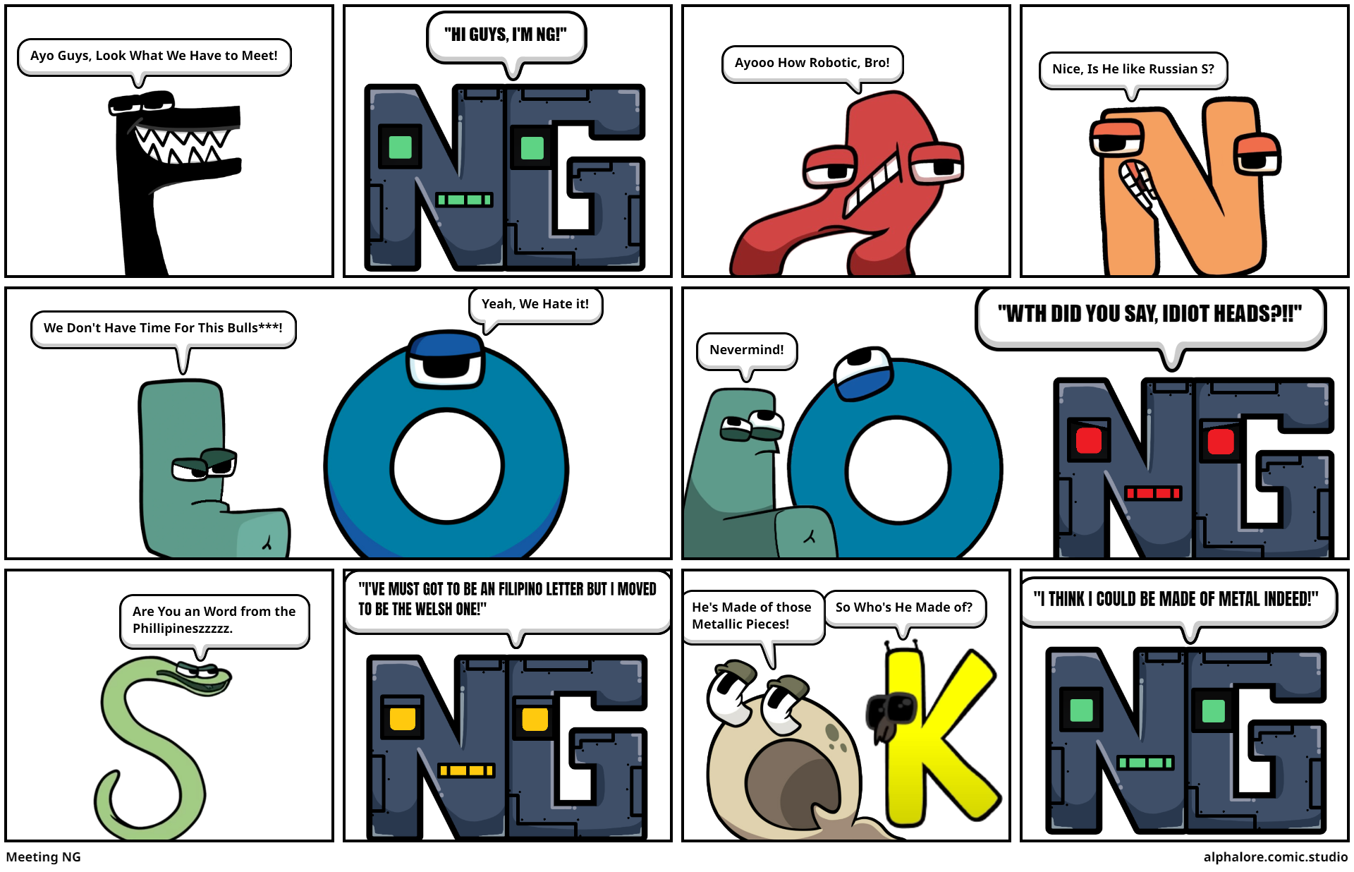 alphabet lore meets number lore 2 - Comic Studio