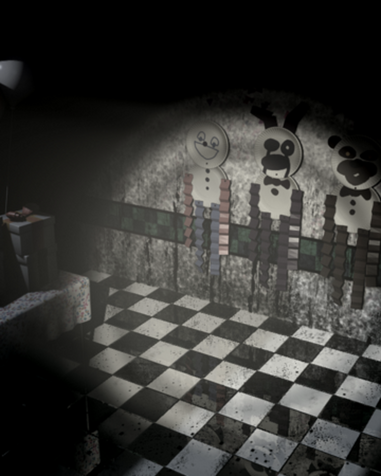 In Five Nights at Freddy's 2, these two 'shadow' animatronics