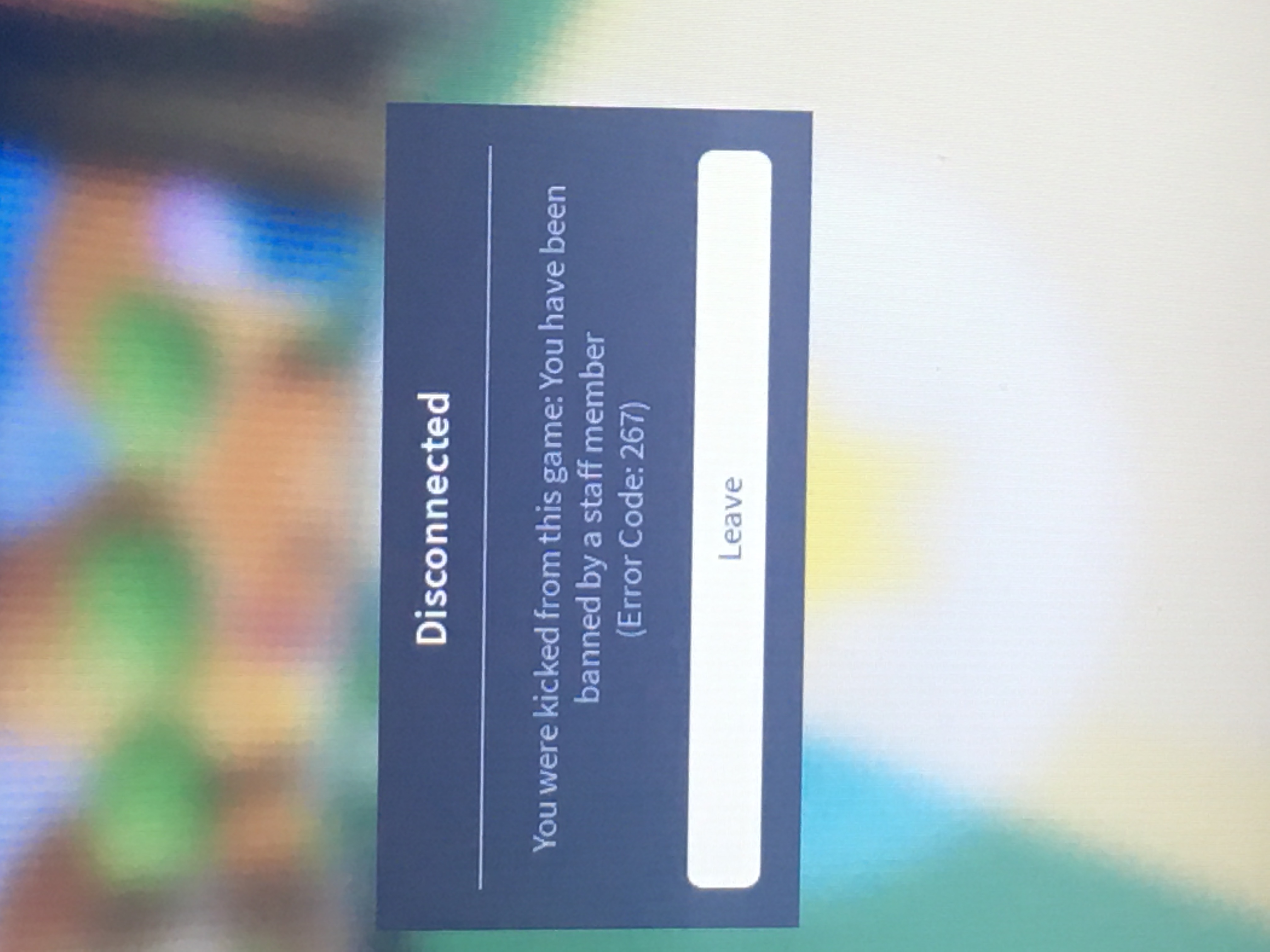 Roblox Disconnected Banned