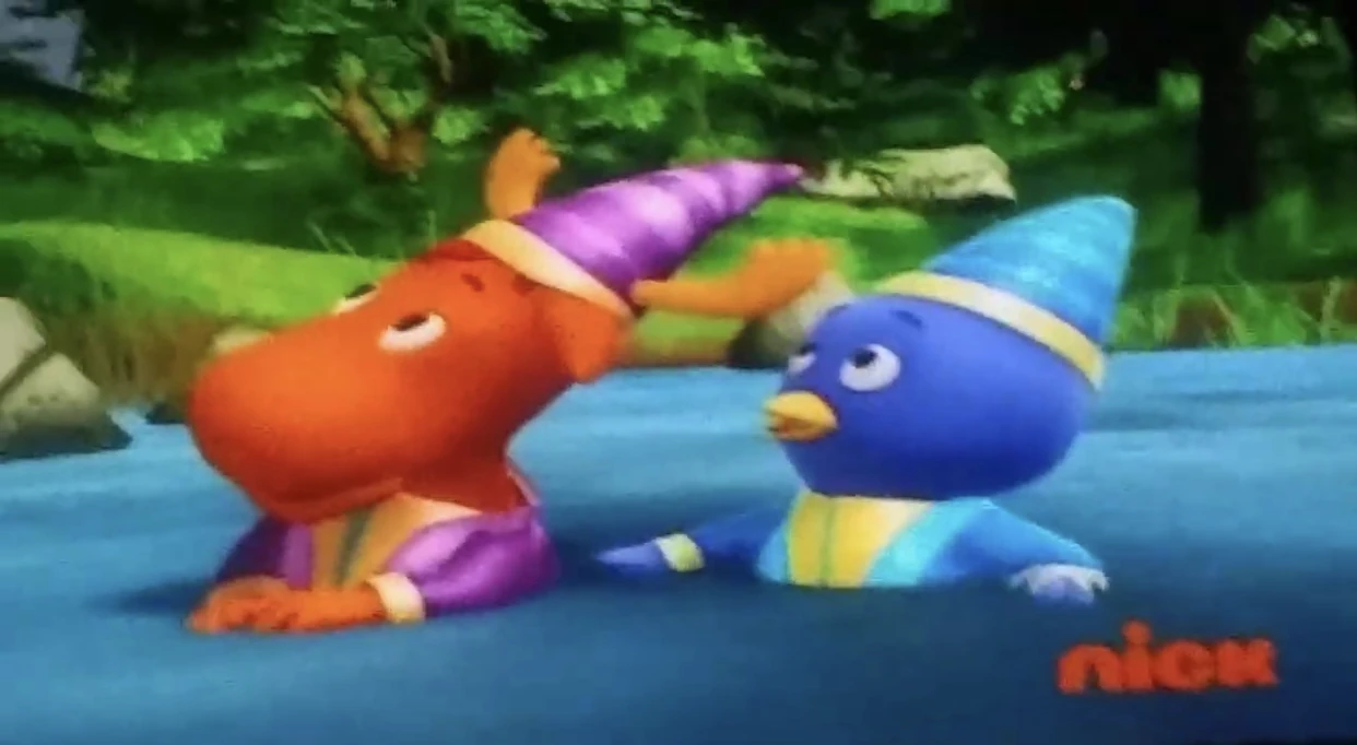 Found another picture from a video of an airing of A Giant Problem from