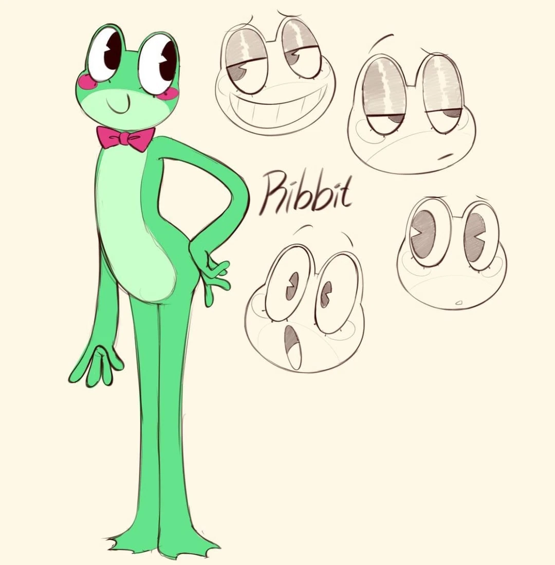Y'all look at Jaxs bedt Friend, Ribbit! Concept art | Fandom