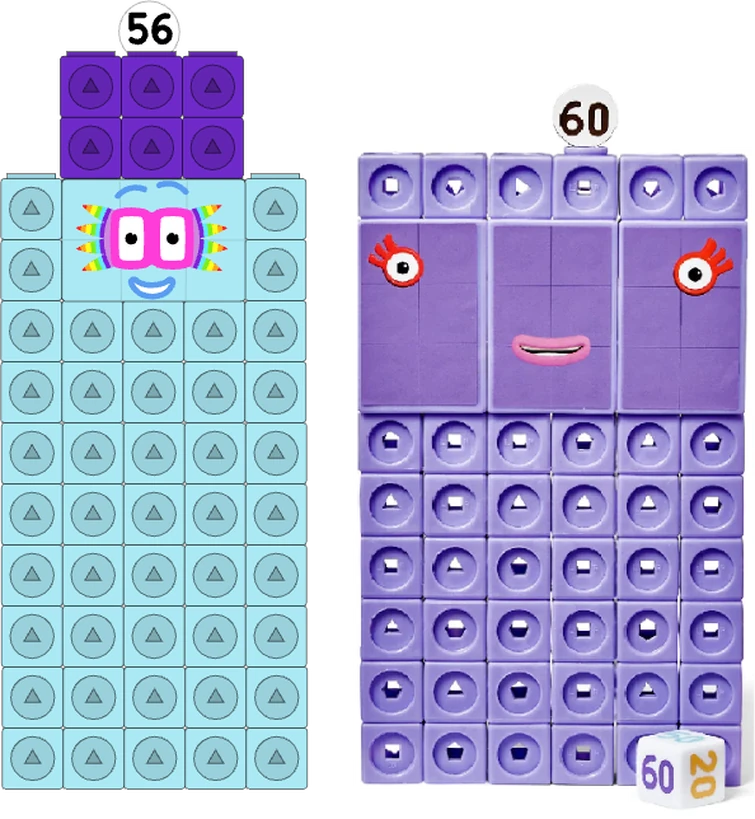 If 42-49+50 had a Numberblocks mathlink cube set | Fandom