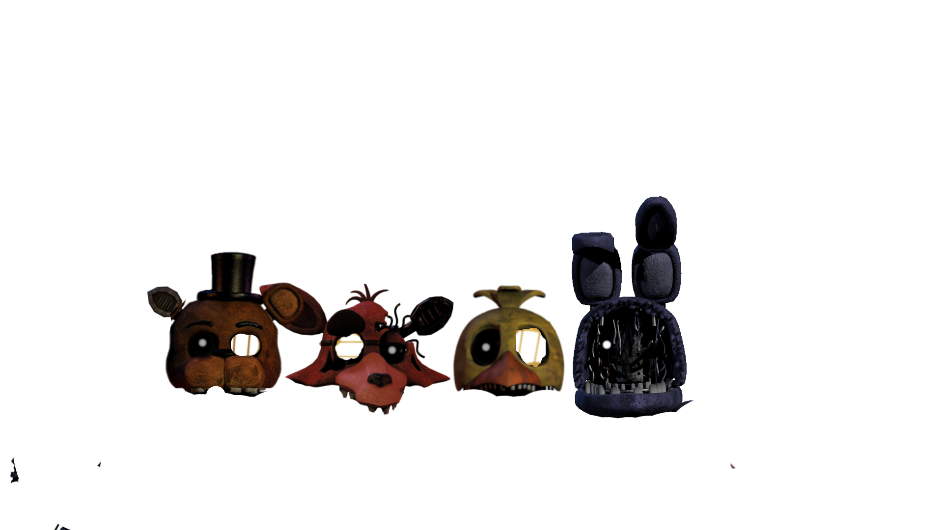 FNAF 3 Withered Animatronics