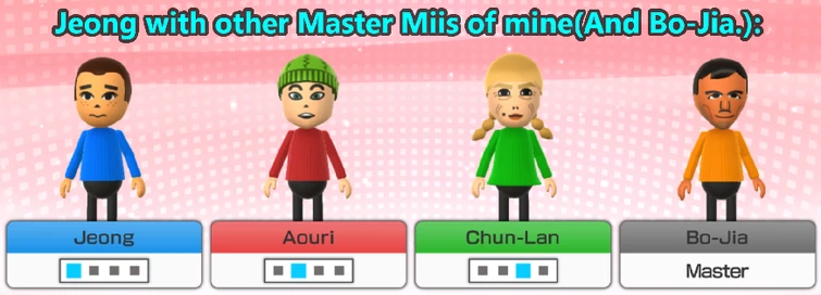 Mii Party Custom CPU Miis 76#: Jeong. | Fandom