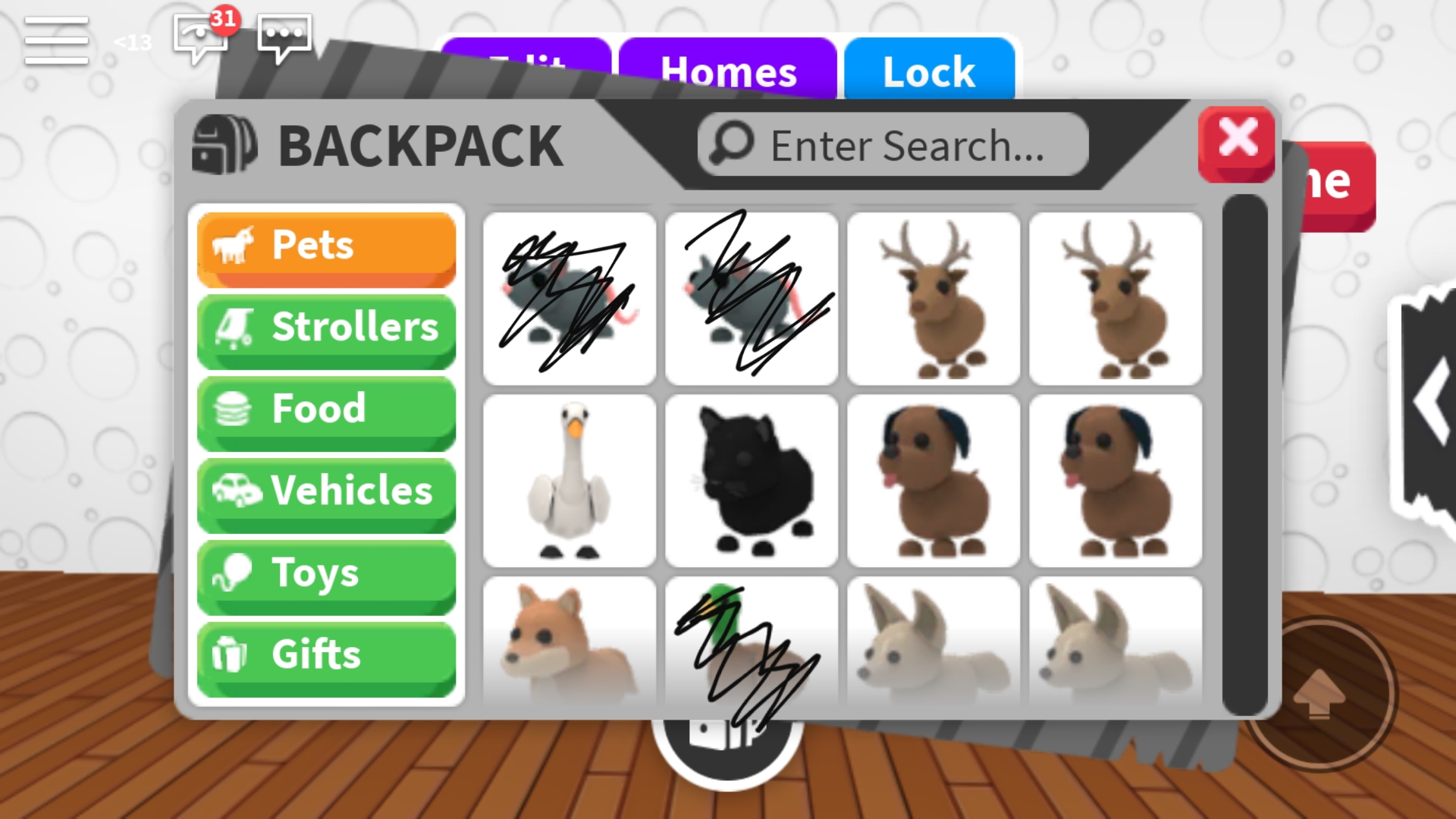 Trading Pets From My Inventory Fandom - roblox adopt me food inventory