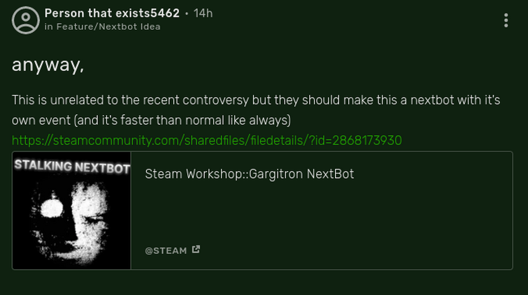 Steam Workshop::The Man (Nextbot)