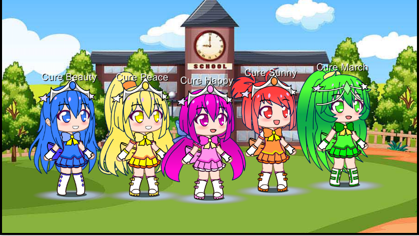 Smile PreCure in Gacha Club