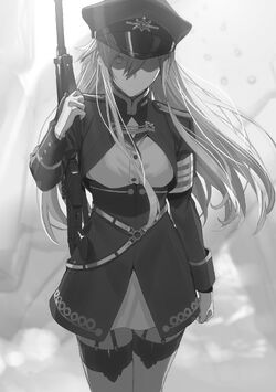 Piukute062 on X: Vladilena Milizé ' Lena ' from 86 - Eighty Six -. I used  the Light Novel uniform as the reference because I'm LN reader.   / X