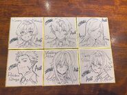 86 Live Reading Event Shikishi by Shirabii