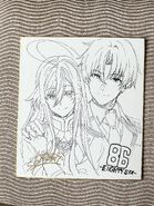 Taiwan Comic Expo Shikishi by Shirabii