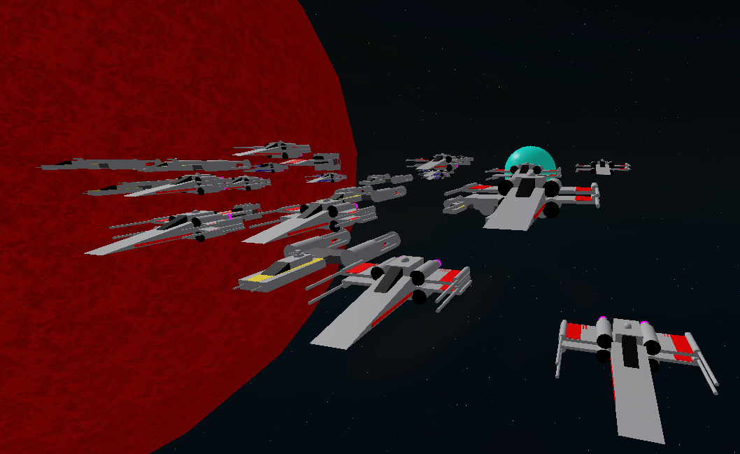 Battle Of Yavin Completely Recreated In Roblox Fandom - twenty two pilot roblox