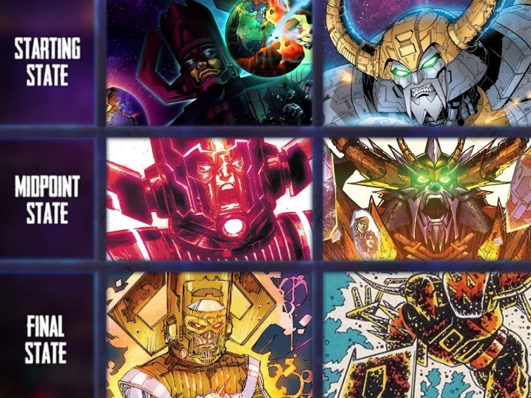 Galactus vs Unicron fight progression Fandom