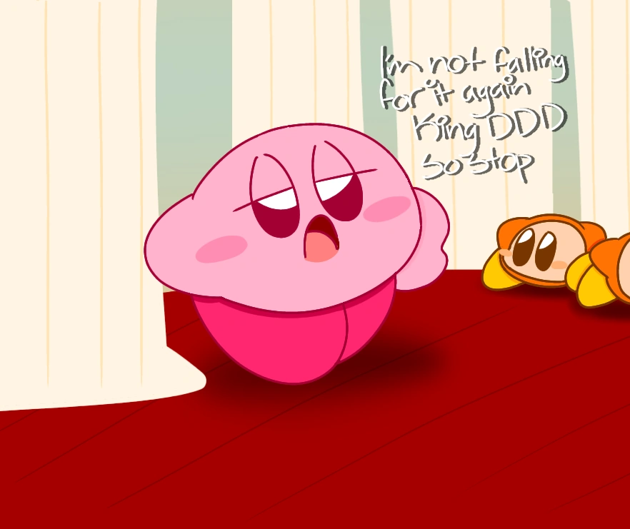 Kirby with a apatheticlike expression Fandom