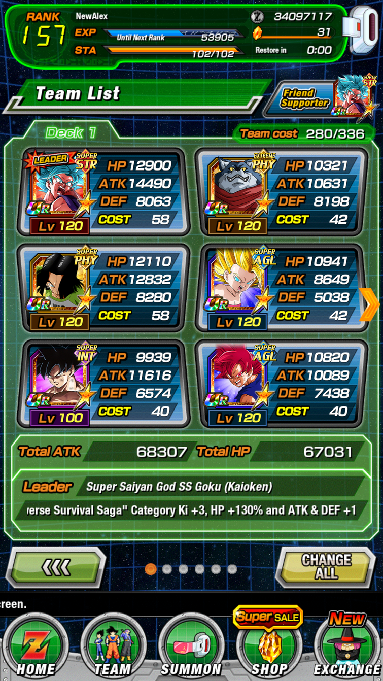 What would be better a universal saga team or should I grind for