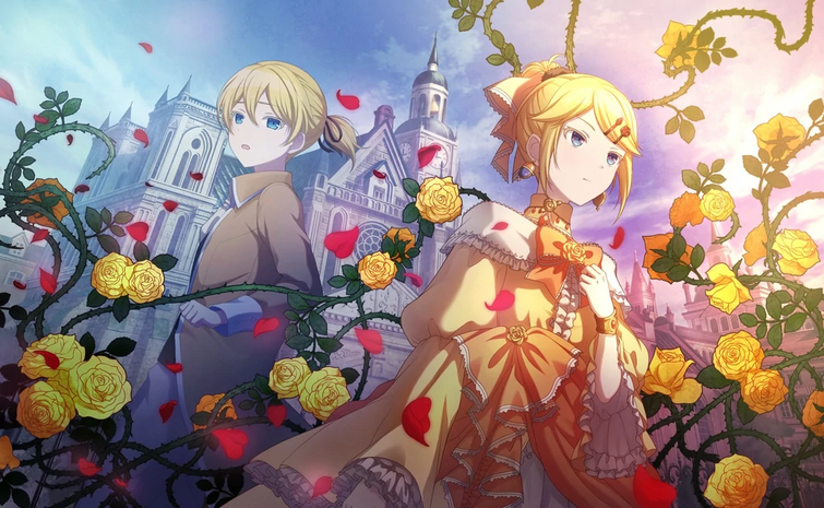 rin and len servant of evil wallpaper