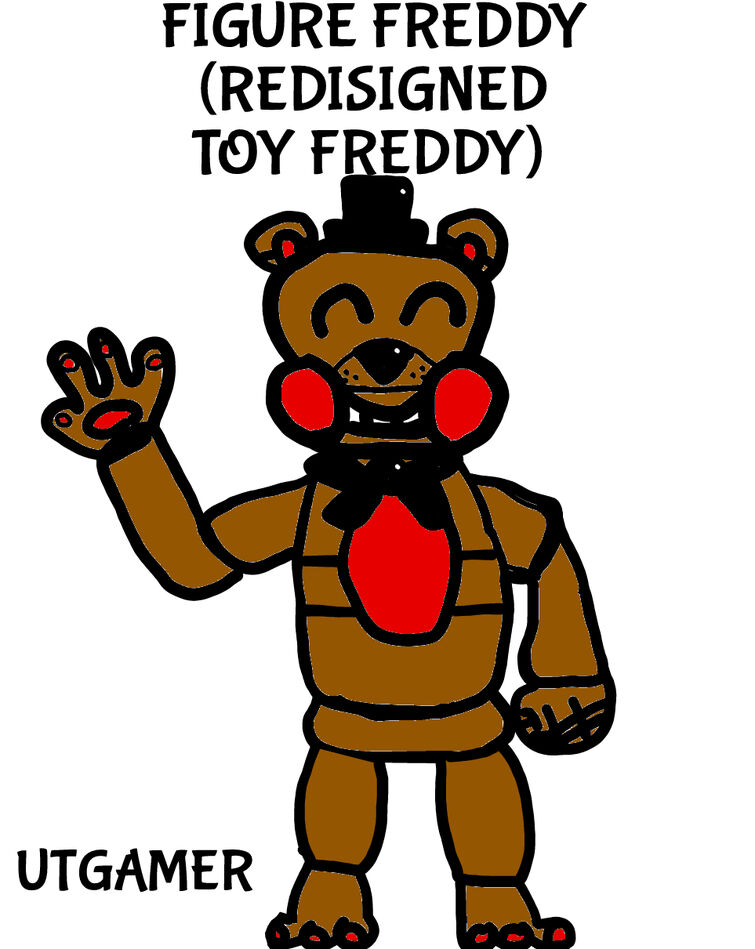 Perversión construcción portugués Online drawing of Figure Freddy (Toy Freddy OC) | Fandom