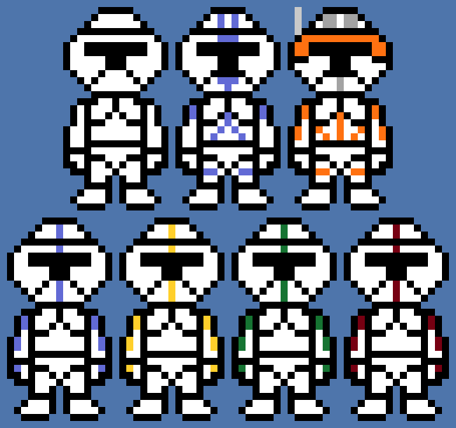 Clone Trooper Pixel Art Fandom