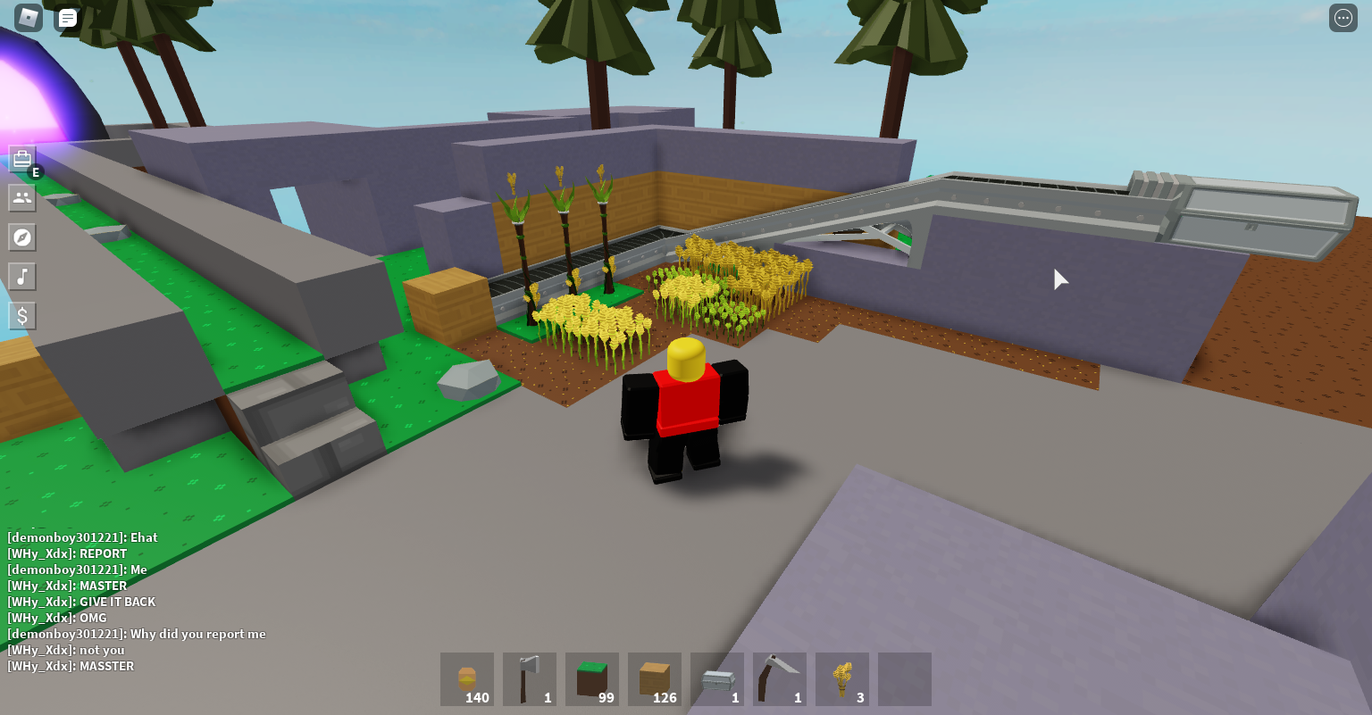 Rate My Wheat Farm It Will Improve If I Buy More Grass Fandom - how to make a shop in roblox skyblock
