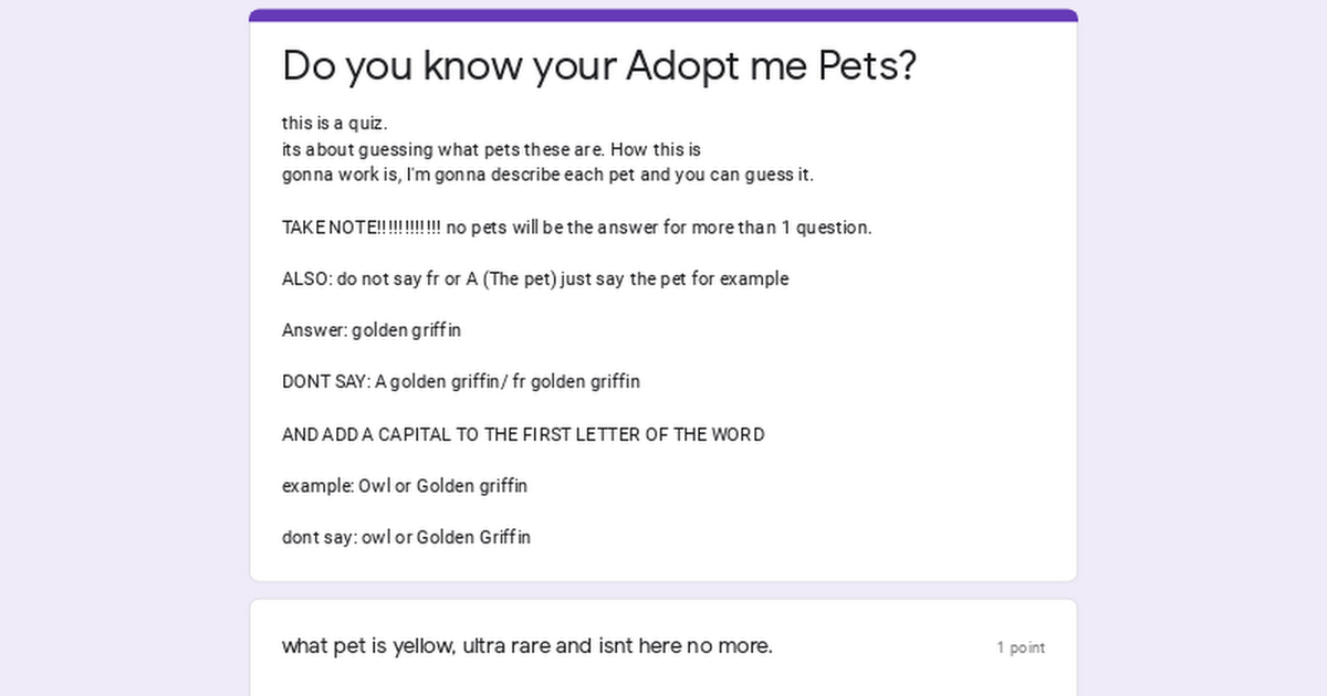 adopt me quiz