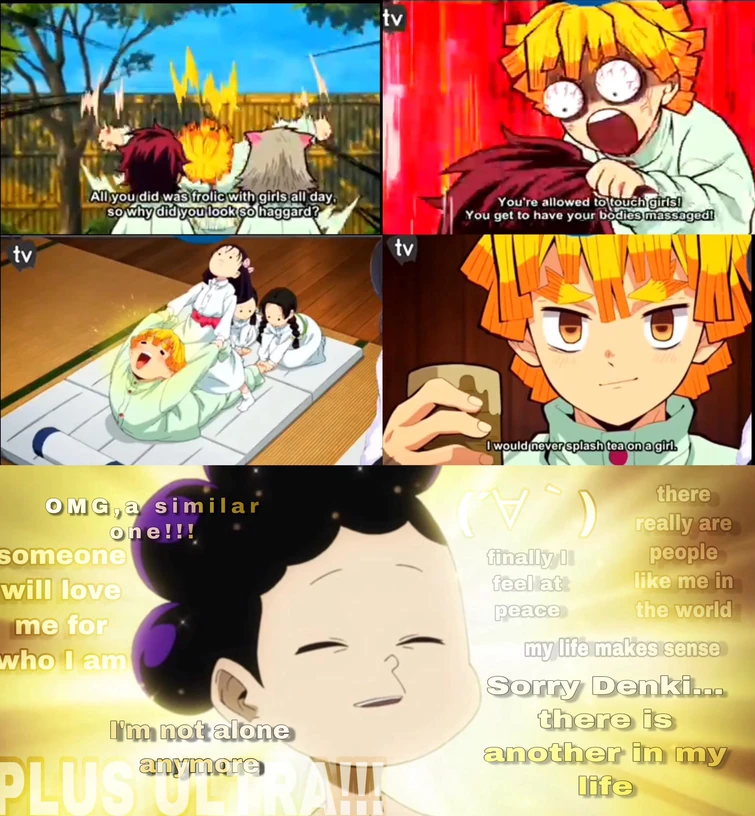 if Mineta could meet Zenitsu | Fandom