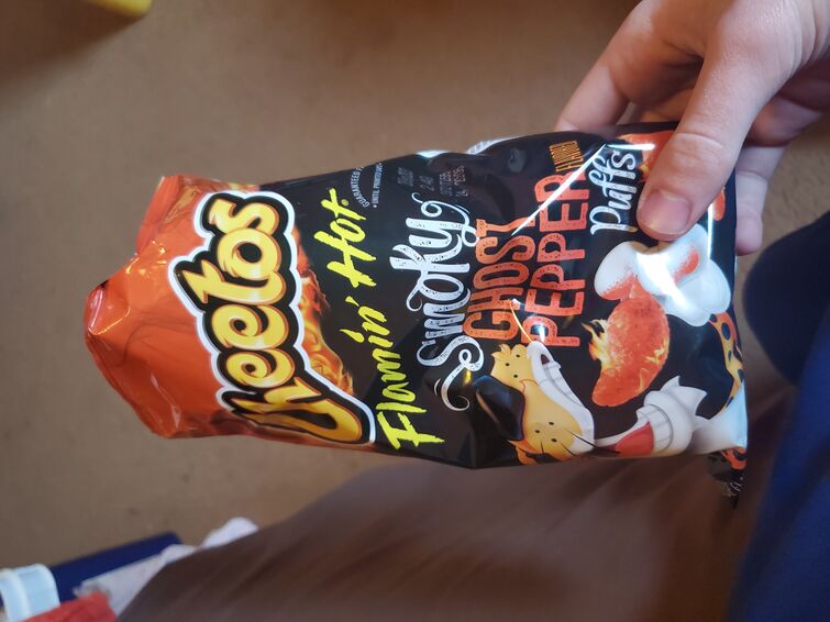 Cheetos Flamin' Hot Smoky Ghost Pepper Puffs