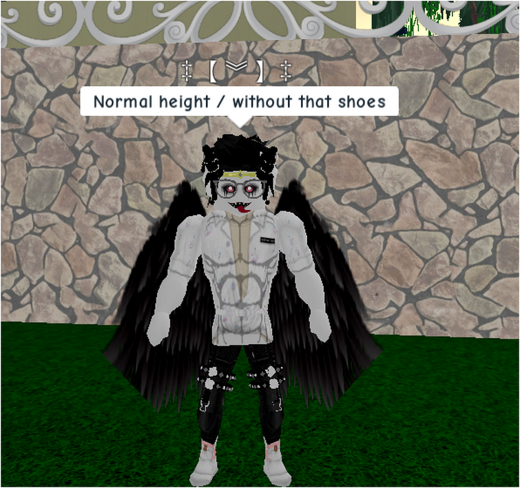My Charachter Is Tall Without Any Shoes But When I Wear Boy Shoes I Become Super Short What Do I Do Fandom - how to be super tall in roblox royale high