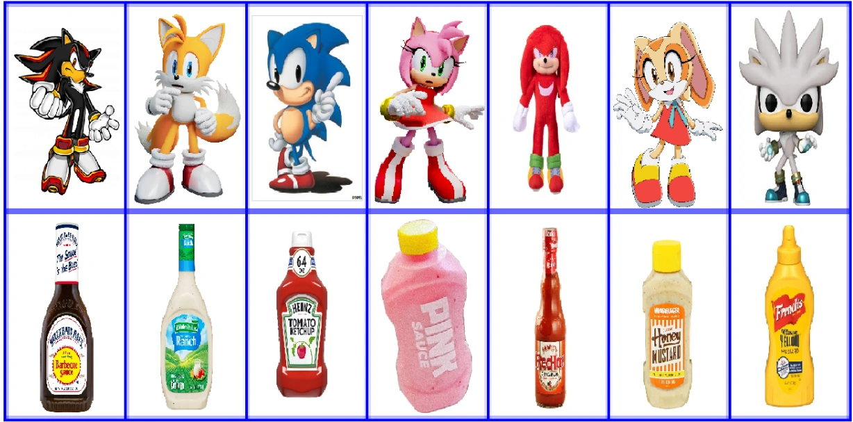 sonic characters as sauce Fandom