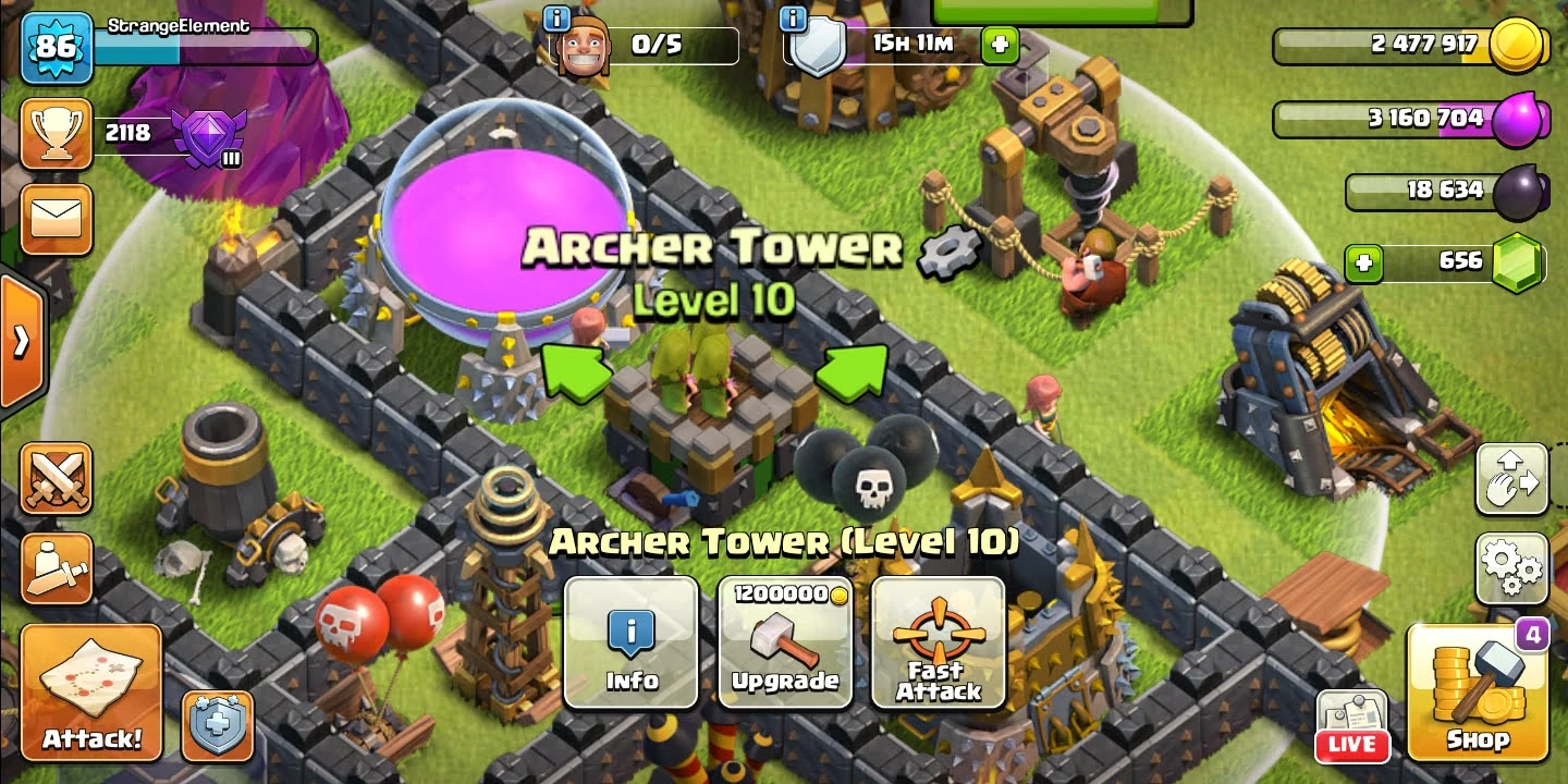 Gearingup an Archer Tower Done Fandom