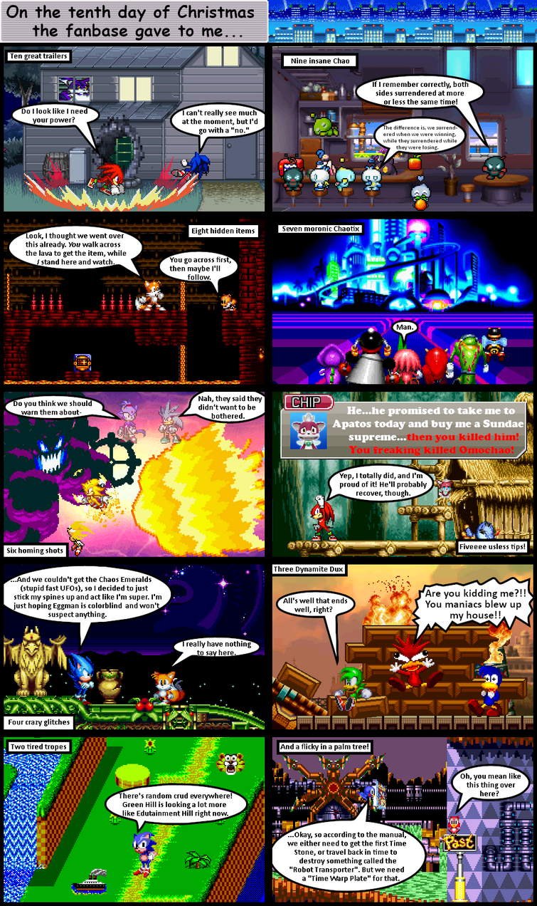 The Colorblindness of Amy Rose sprite comic