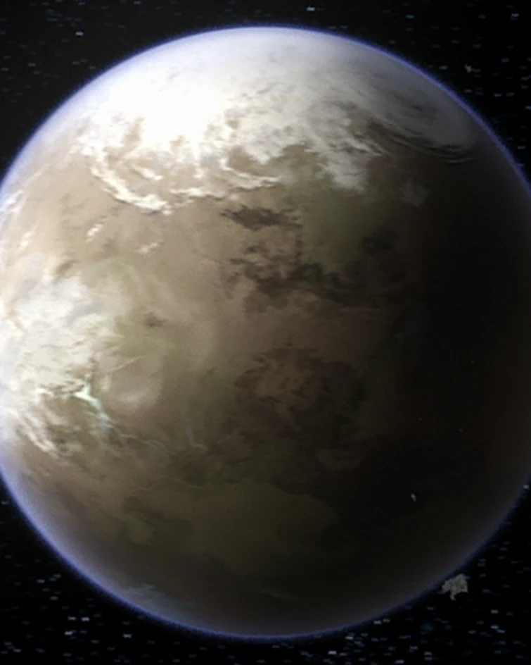 [Lore] What was that that the venator crashed on in Victory and