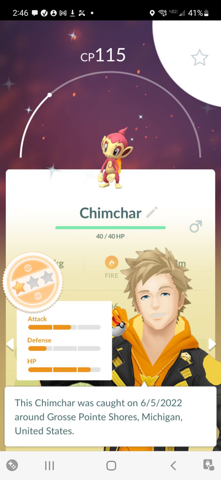Hatched a Shiny Chimchar (<20 eggs in) before a female with Iron