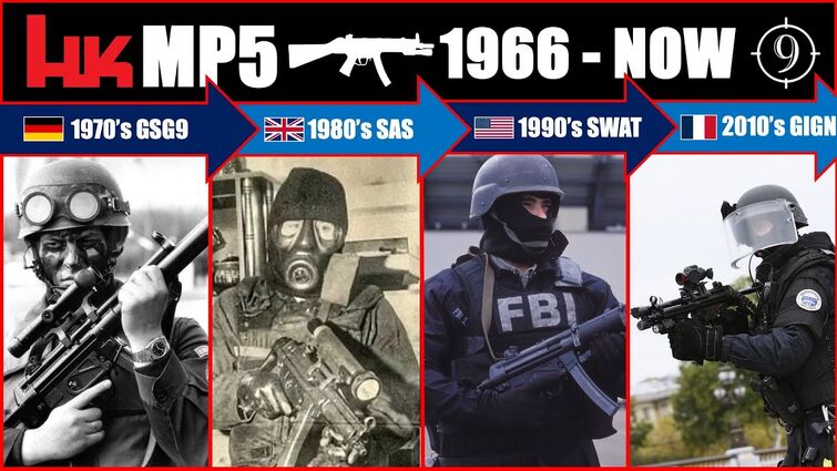 H&K MP5 🇩🇪 from 1966 to TODAY.