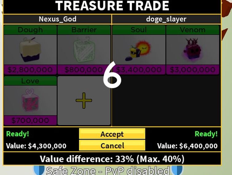 Blox Fruits: Dough Fruit Value  What People Trade For Dough Fruit - Item  Level Gaming