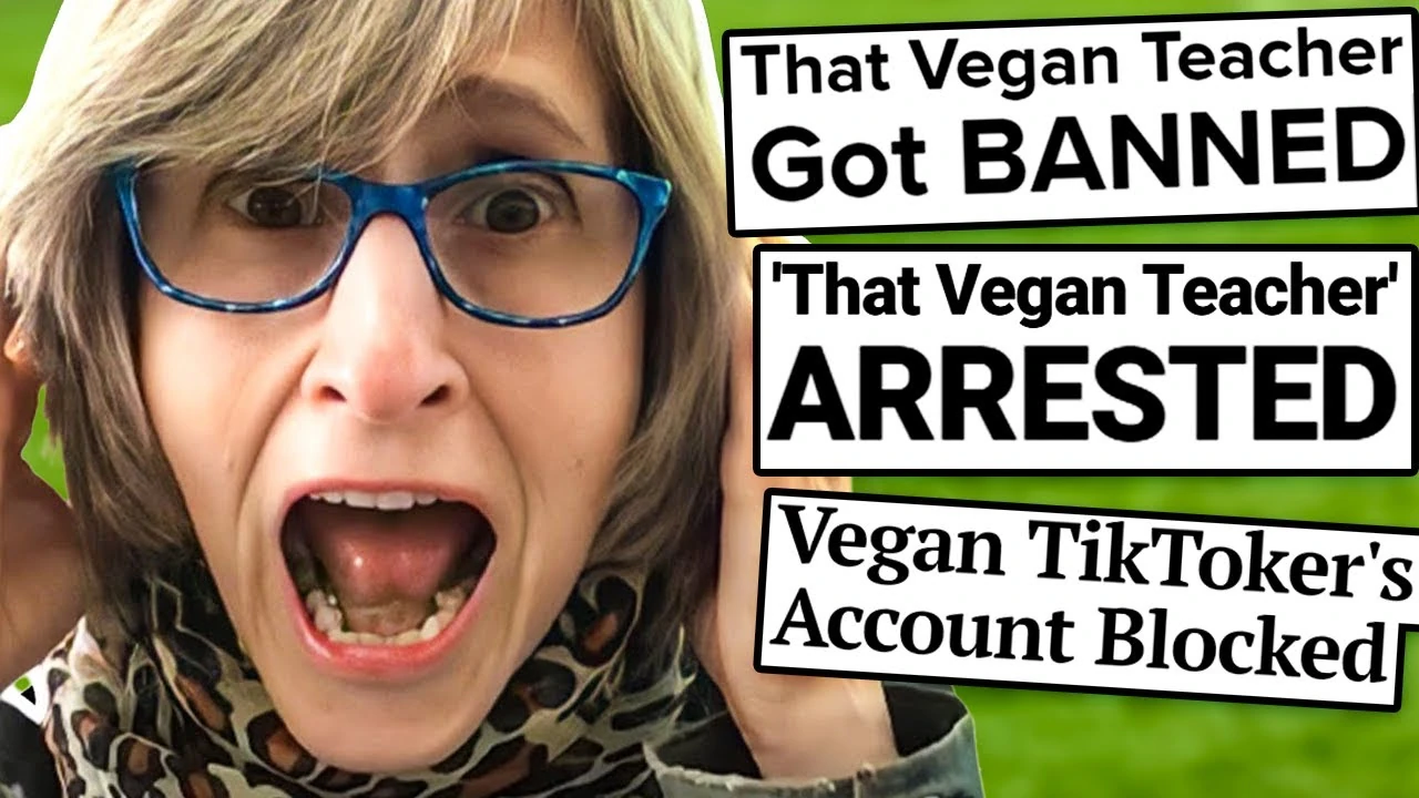 Why does the Vegan teacher half to push it the wrong way? AND